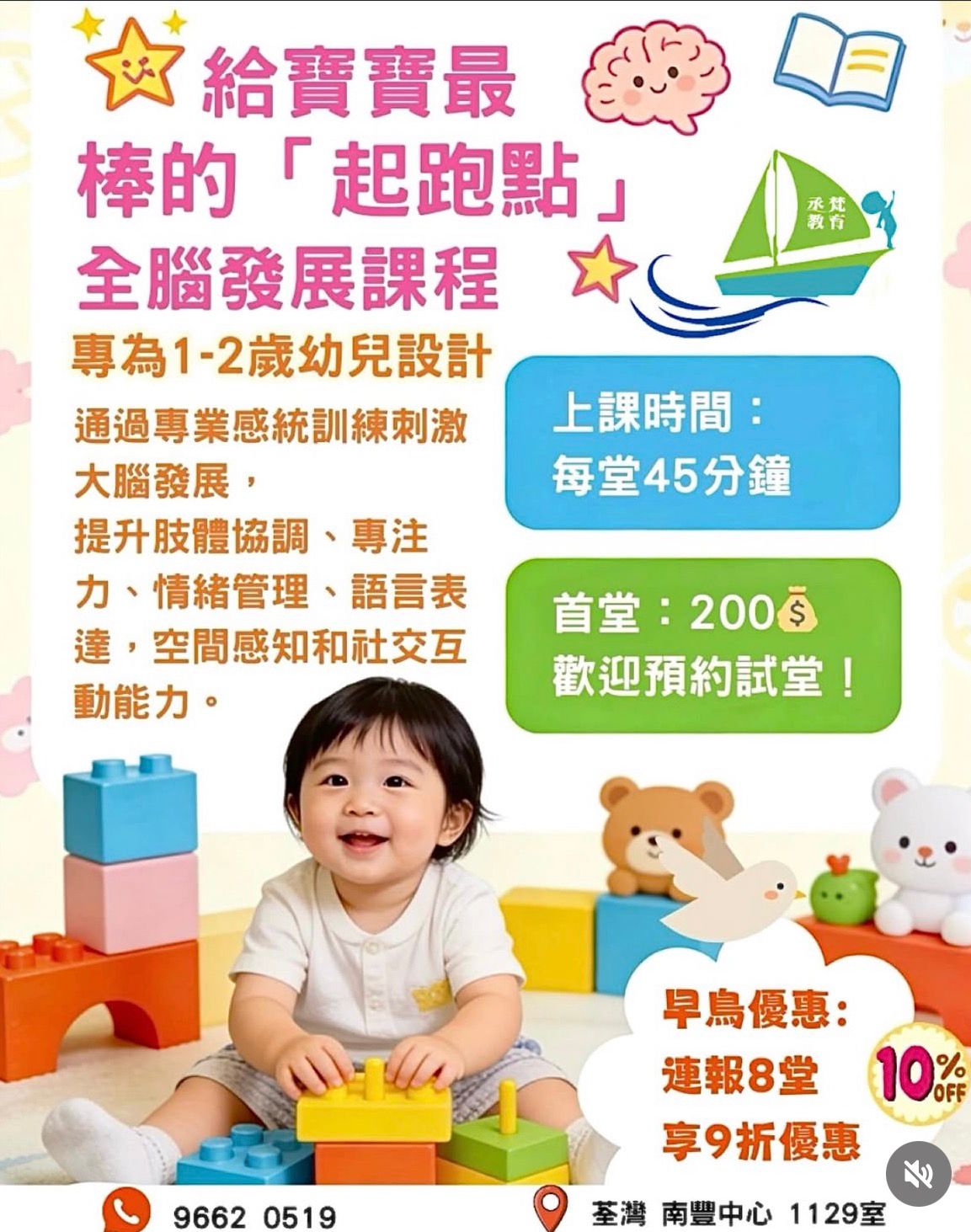 1-2歲幼兒發展海報